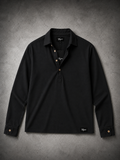 Pop over formal shirt (BLACK)