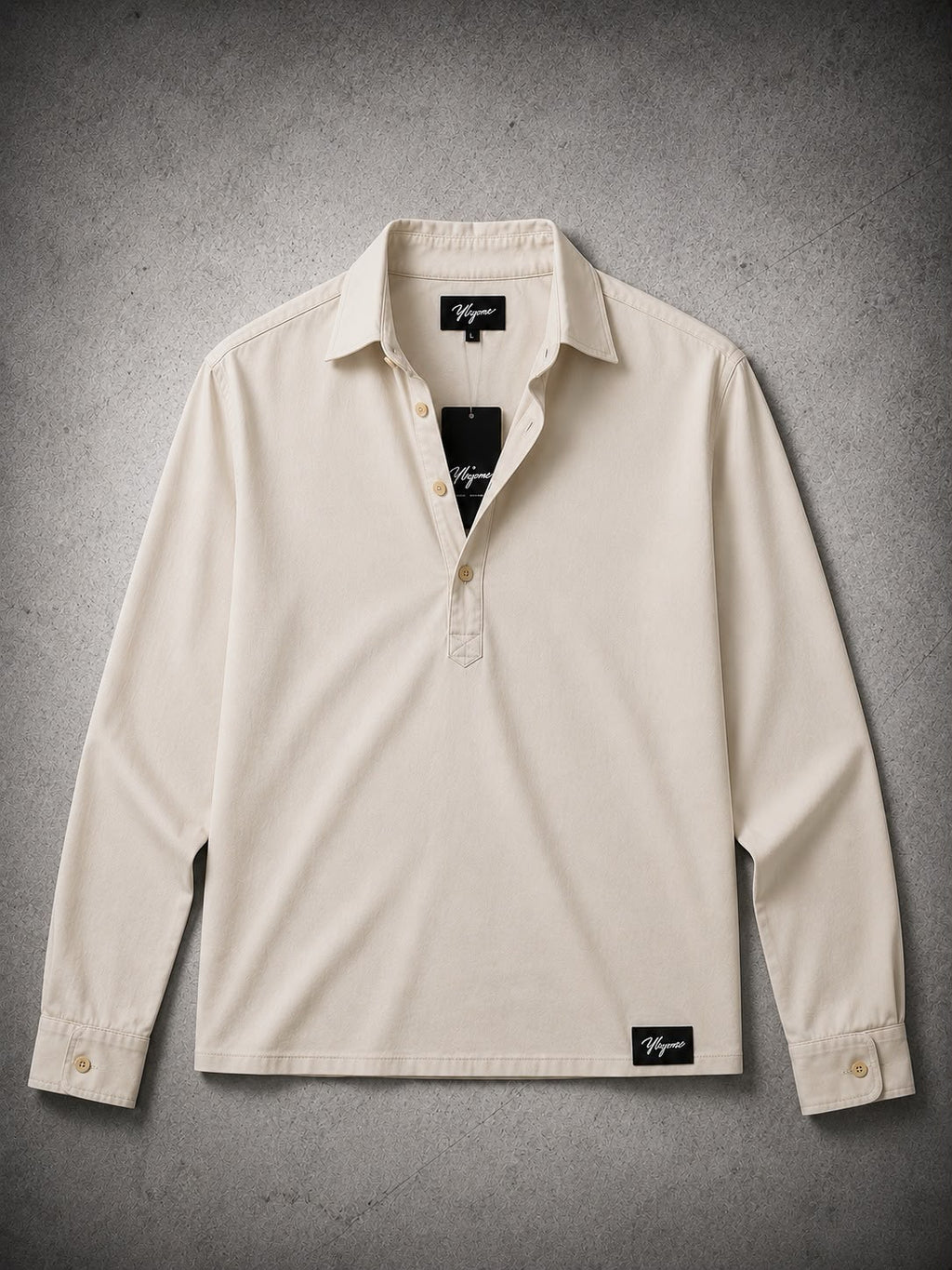Pop over formal shirt ( CREAM )